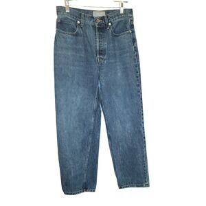 Everlane The 90s Way High Jean Organic Cotton Blue Denim Women's Size 27 Regular